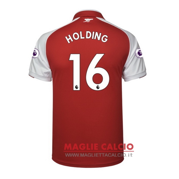 nuova maglietta arsenal 2017-2018 holding 16 prima